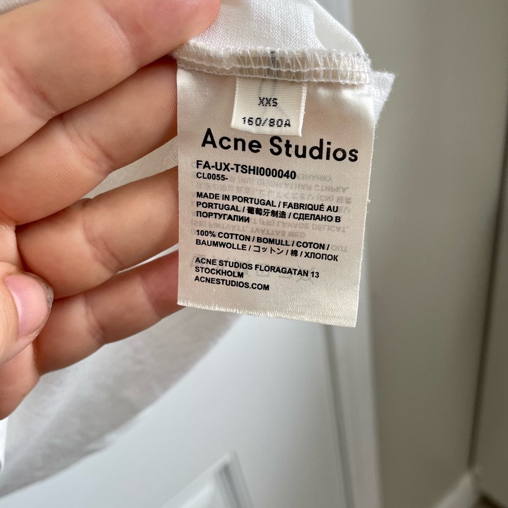 *LOWEST PRICE FIRM Acne Studios Face-applique t-shirt - Picture 6 of 10